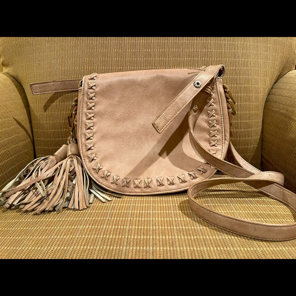 Beige crossbody